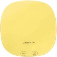 Кухонні ваги (електронні ваги) Liberton LKS-0718 до 10 кг, Yellow