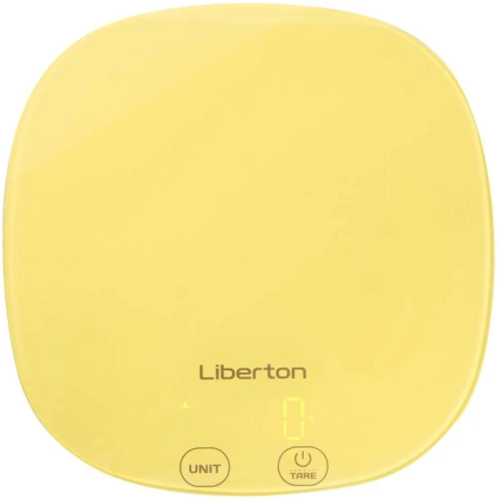Електронні кухонні ваги Liberton LKS-0718 до 10 кг Yellow