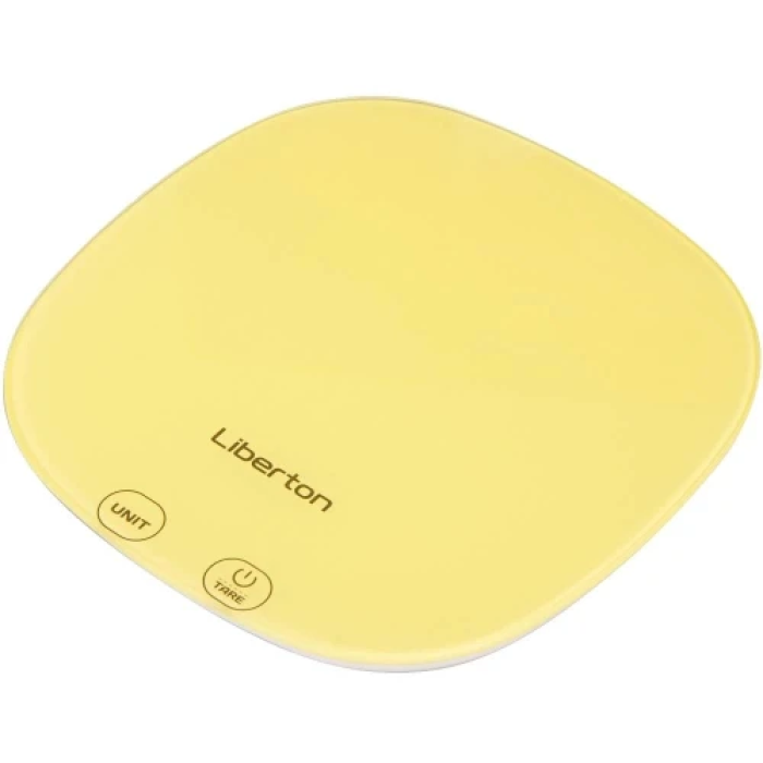 Електронні кухонні ваги Liberton LKS-0718 до 10 кг Yellow