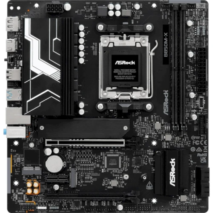 Материнська плата ASRock B850M-X R2.0 для AM5 у форматі MicroATX