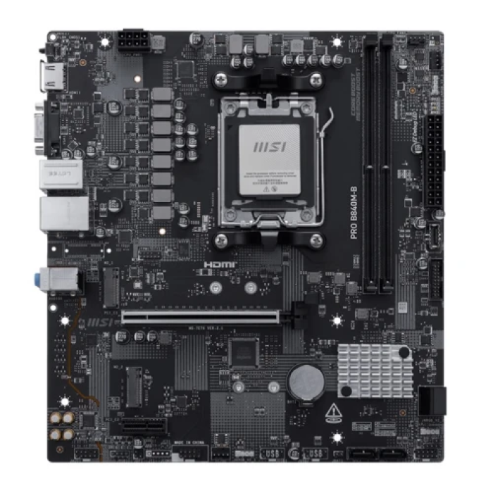 Материнська плата MSI PRO B840M-B для ПК на AM5
