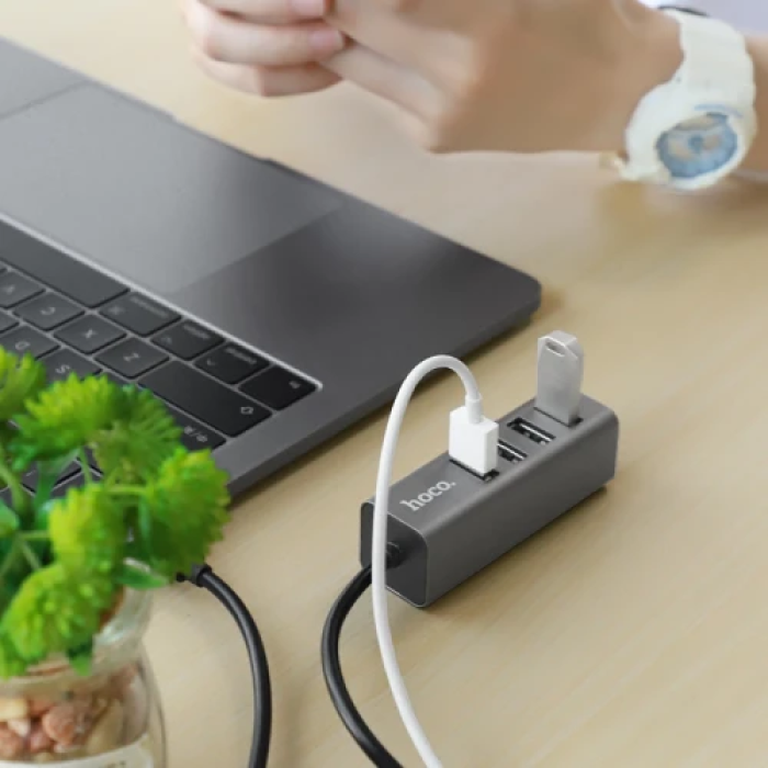 USB-концентратор Hoco HB1 на 4 порти USB 2.0