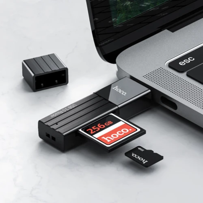 Кардридер Hoco HB20 Mindful для карт microSD і SD