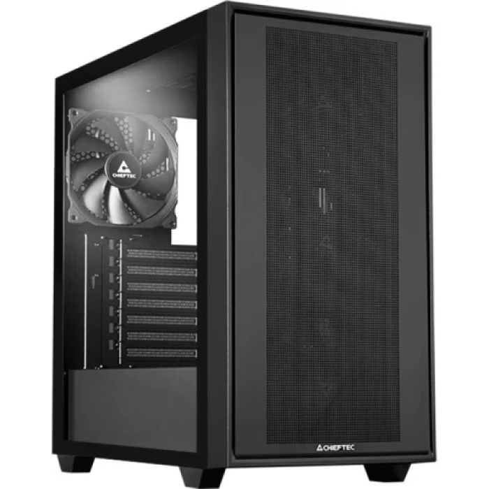 Чорний корпус Chieftec Night Hunter Mid Tower із 4 вентиляторами