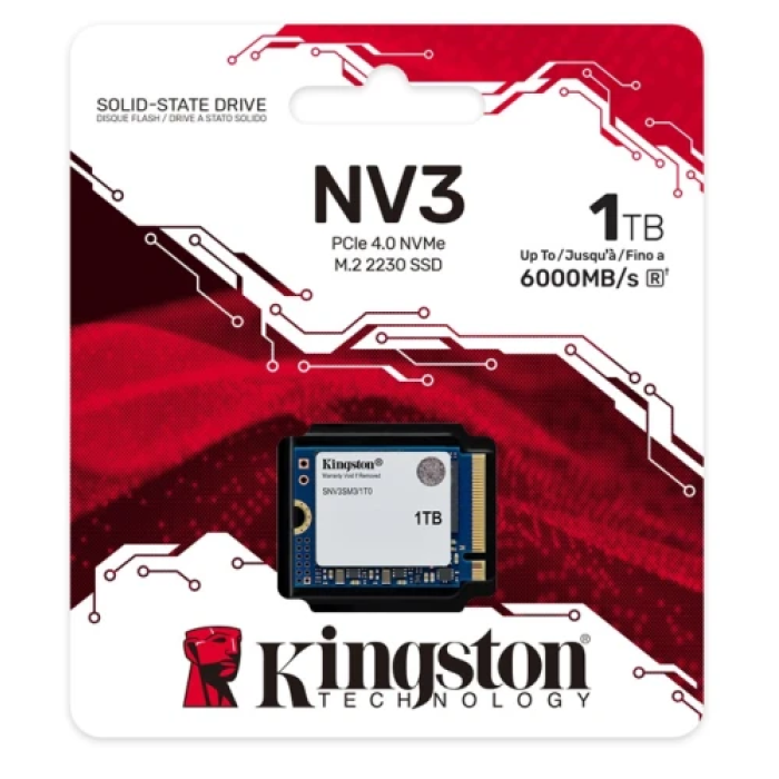 SSD Kingston NV3 1 ТБ для компактних систем