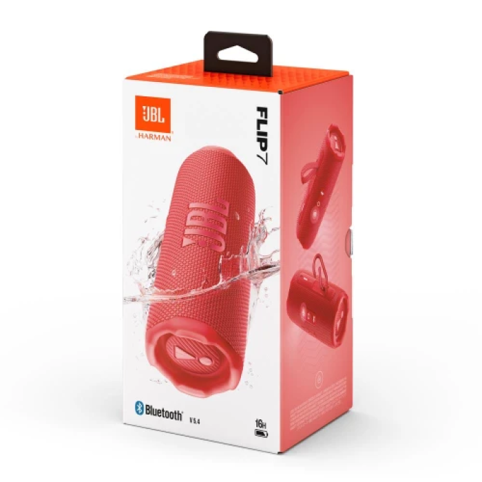 Портативна Bluetooth-колонка JBL Flip 7 червоного кольору
