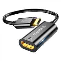 Перехідник USB-C на HDMI (адаптер) Choetech HUB-H04 чорний, 15 см, 4K/60 Гц