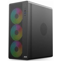 Корпус для ПК (комп’ютерний корпус) 2E Credo Plus V510B Mid Tower чорний, без БЖ