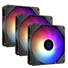 Вентилятор для корпуса (корпусний кулер) ID-Cooling TF-12025-PRO ARGB TRIO 3 шт, ARGB
