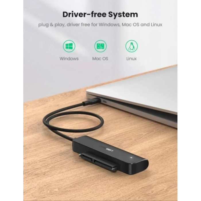 USB-адаптер Ugreen CM321 Type-C 3.1 — SATA, 50 см