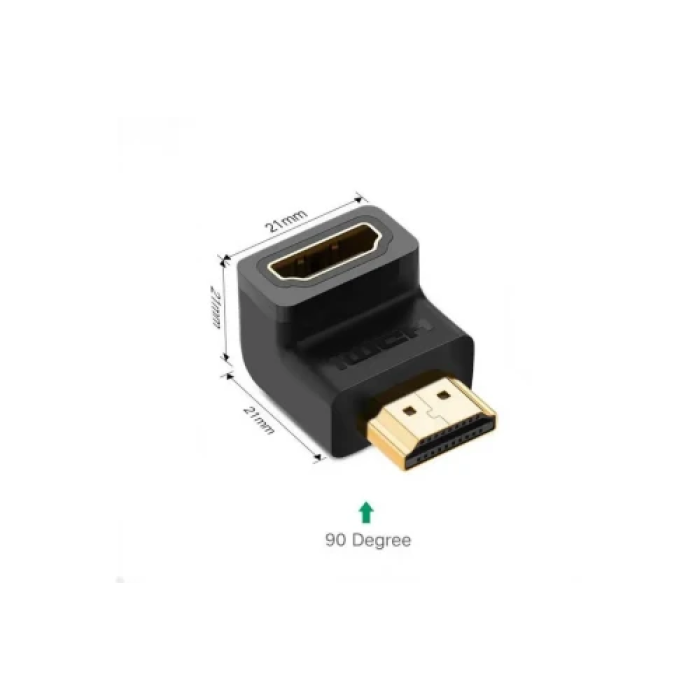 Кутовий перехідник HDMI Ugreen HD112 для зручного підключення