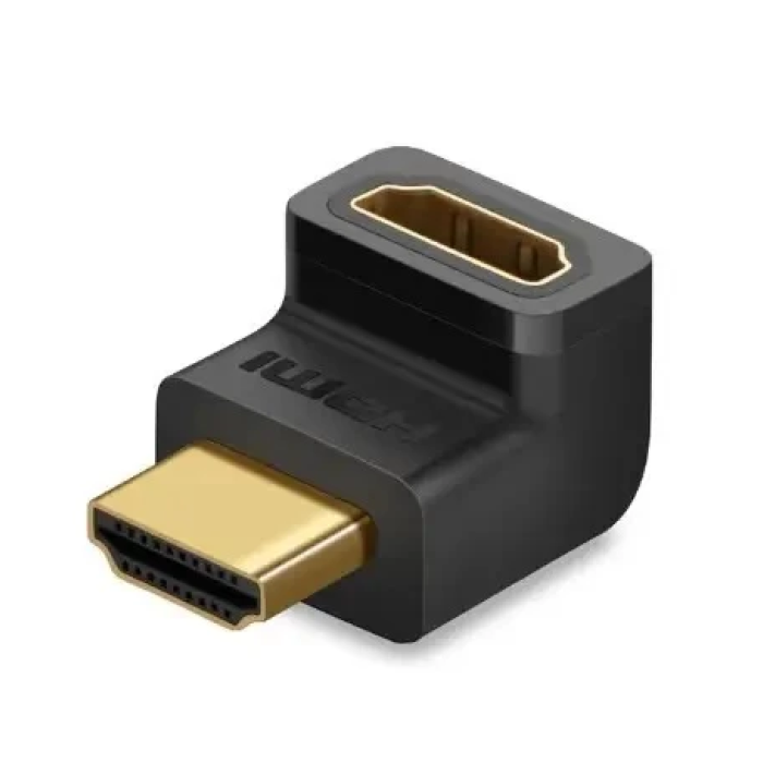Кутовий HDMI-адаптер Ugreen HD112 чорного кольору