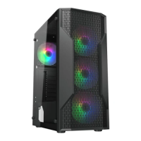 Корпус (системний блок) Cougar MX110 RGB чорний, без БЖ, 4 вентилятори