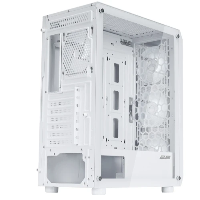 Білий корпус 2E Gaming Aruba G3313W Mid Tower з ARGB