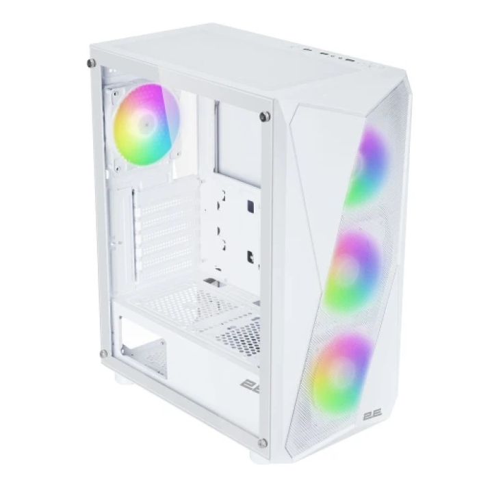 Білий корпус 2E Gaming Aruba G3313W Mid Tower з ARGB