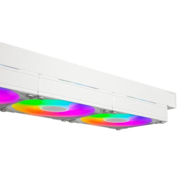 Біла 360-мм система рідинного охолодження ID-Cooling FX360 INF WHITE