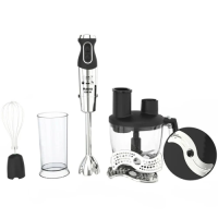 Занурювальний блендер (ручний блендер) Magio MG-642 1500 Вт, Black/Inox
