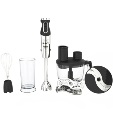 Занурювальний блендер (ручний блендер) Magio MG-642 1500 Вт, Black/Inox