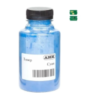 Тонер для принтера (тонер із чипом) AHK Kyocera TK-5450 Cyan 90 г / 3200 копій