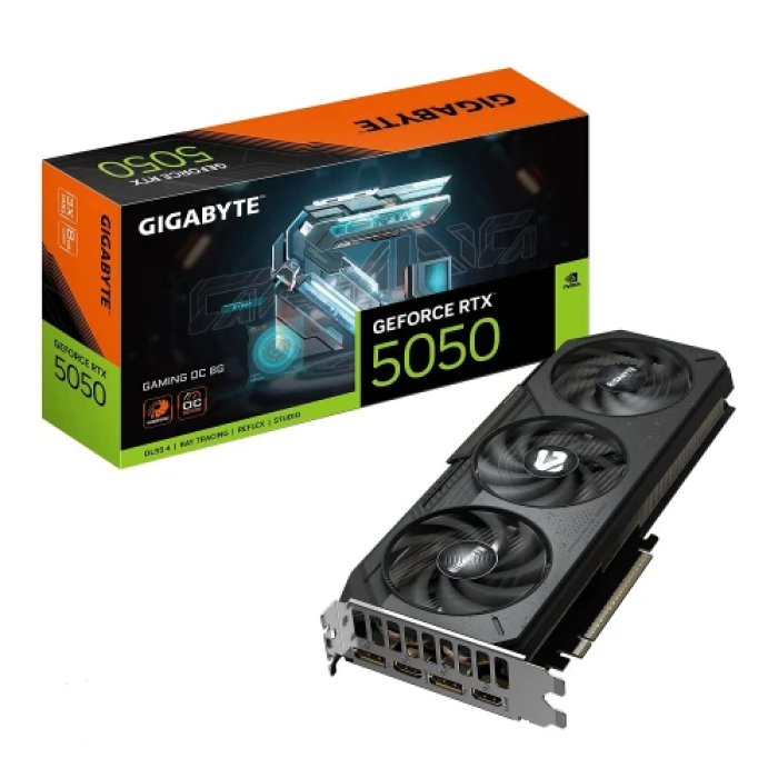 Відеокарта Gigabyte GeForce RTX 5050 GAMING OC 8 ГБ
