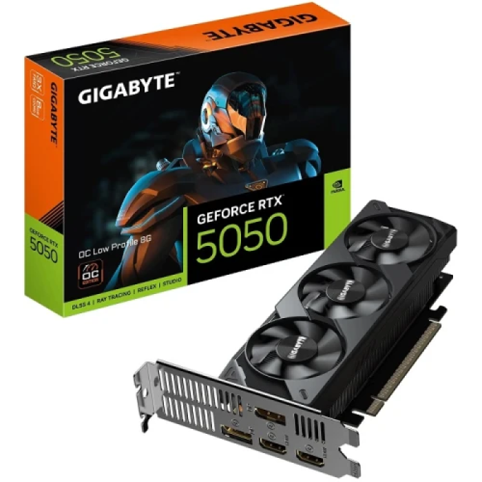 Відеокарта Gigabyte GeForce RTX 5050 OC у низькопрофільному форматі