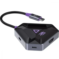 Хаб USB (USB-розгалужувач) Proove Gaming Spectre Type-C 3.1, HDMI 4K, Dark Grey