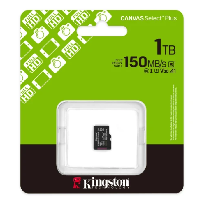 Карта пам’яті Kingston Canvas Select Plus microSDXC на 1 ТБ