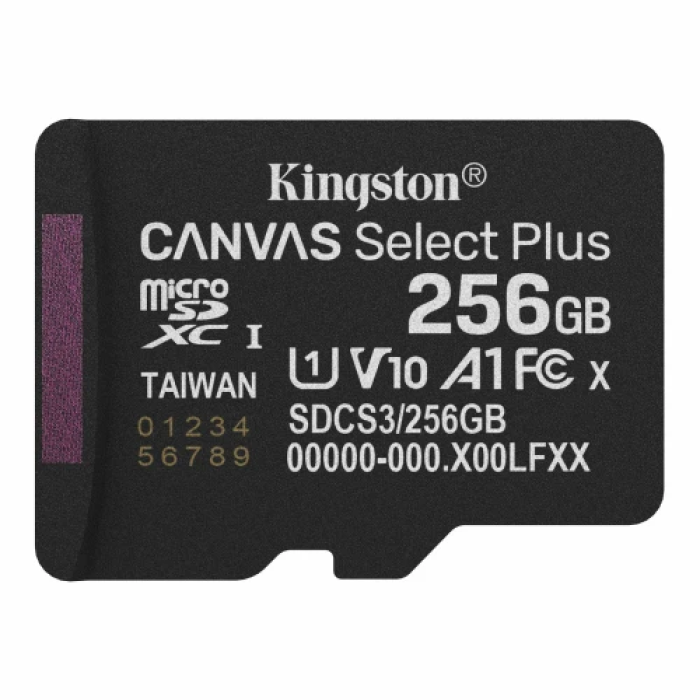 Kingston Canvas Select Plus — карта пам’яті microSDXC 256 ГБ