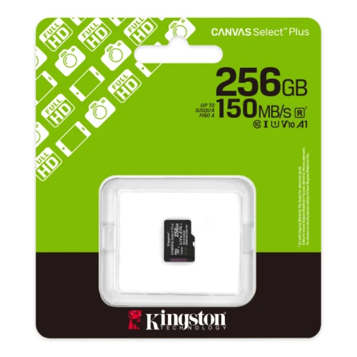 Kingston Canvas Select Plus — карта пам’яті microSDXC 256 ГБ