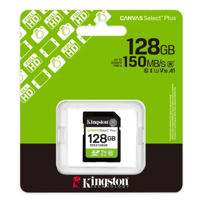 Карта пам’яті Kingston Canvas Select Plus SDXC 128 ГБ