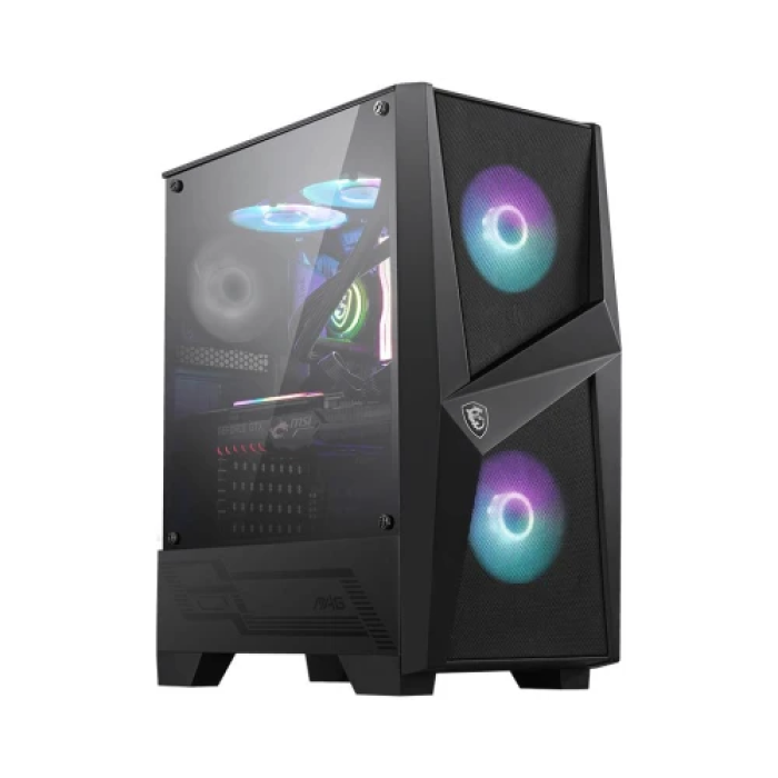 Чорний корпус MSI MAG FORGE 100R формату Mid Tower