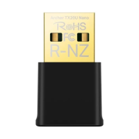Мережевий адаптер (Wi-Fi USB адаптер) TP-Link Archer TX20U Nano Wi-Fi 6, чорний