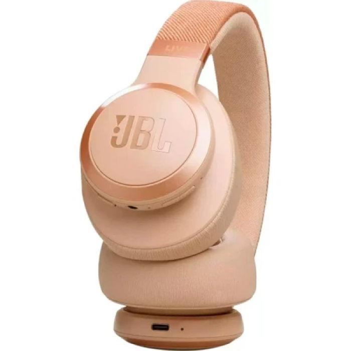 Бездротові навушники JBL Live 670NC Sandstone з активним шумозаглушенням