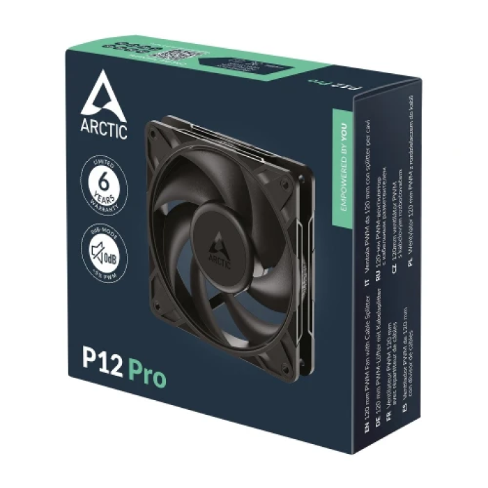 Корпусний вентилятор Arctic P12 Pro Black 120 мм