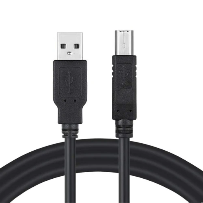 Кабель USB A–B ColorWay для принтера, 2 м, чорний