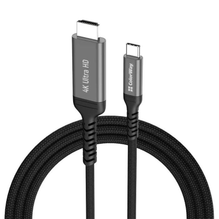 Кабель ColorWay HDMI–Type-C для відео 4K/60 Гц