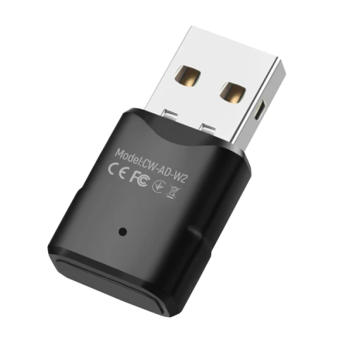 USB Wi‑Fi адаптер ColorWay CW-AD-W2 з підтримкою WiFi 6