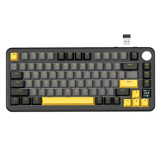 Бездротова механічна клавіатура (ігрова клавіатура) Attack Shark X85 Pro Starry Black, 81 клавіша