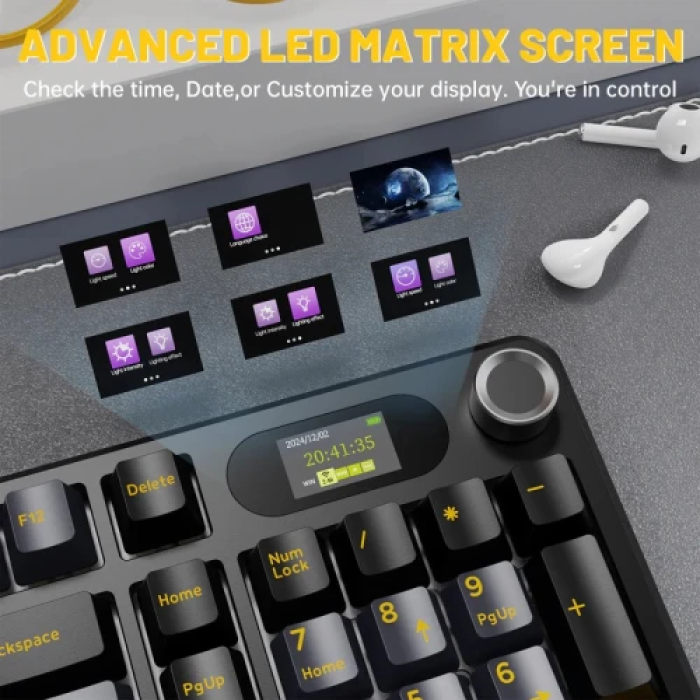Attack Shark X98 Pro — бездротова механічна клавіатура на 99 клавіш