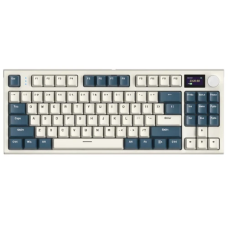 Бездротова механічна клавіатура (ігрова клавіатура) Attack Shark K86 Retro Blue 86 клавіш