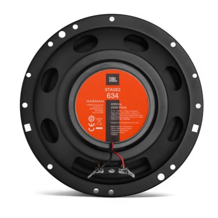 JBL Stage2 634 — 2-смугова коаксіальна автоакустика 16,5 см