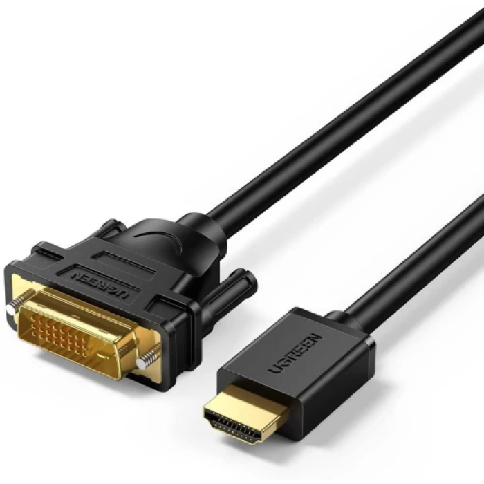 Кабель HDMI—DVI-D Ugreen HD106, 2 м, чорний