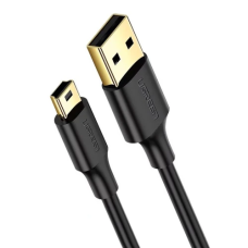 Кабель USB — miniUSB (шнур для синхронізації) Ugreen US132 0,5 м, чорний