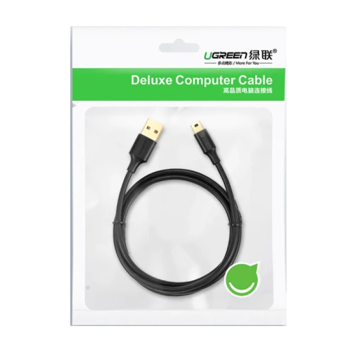 Кабель USB—miniUSB Ugreen US132 0,5 м для синхронізації