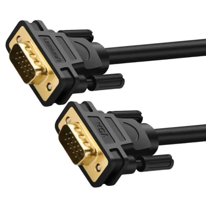 Відеокабель VGA Ugreen VG101, 1 м, чорний