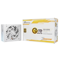 Блок живлення для ПК (комп'ютерний БЖ) Seasonic CORE GX-650-ATX31-WHITE 650 Вт, білий