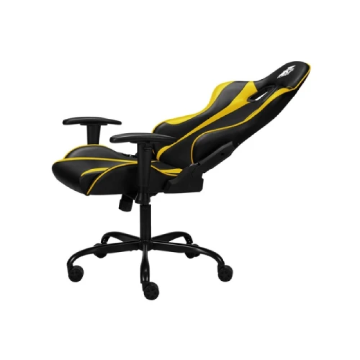 Ігрове крісло 1stPlayer S01 Black-Yellow з нахилом спинки до 170°