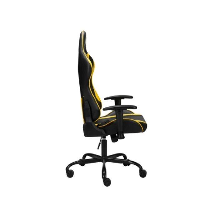 Ігрове крісло 1stPlayer S01 Black-Yellow з нахилом спинки до 170°