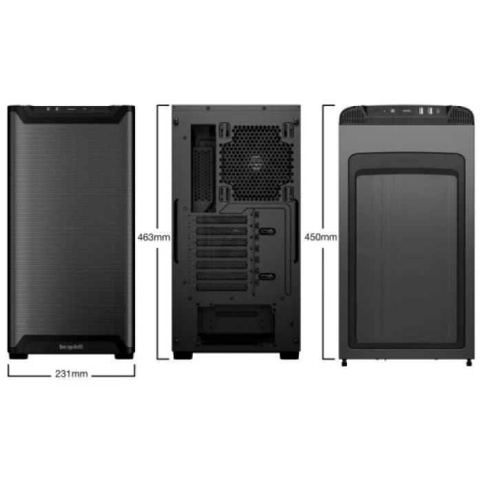 Корпус be quiet! Pure Base 501 Airflow Black для ATX-збірки