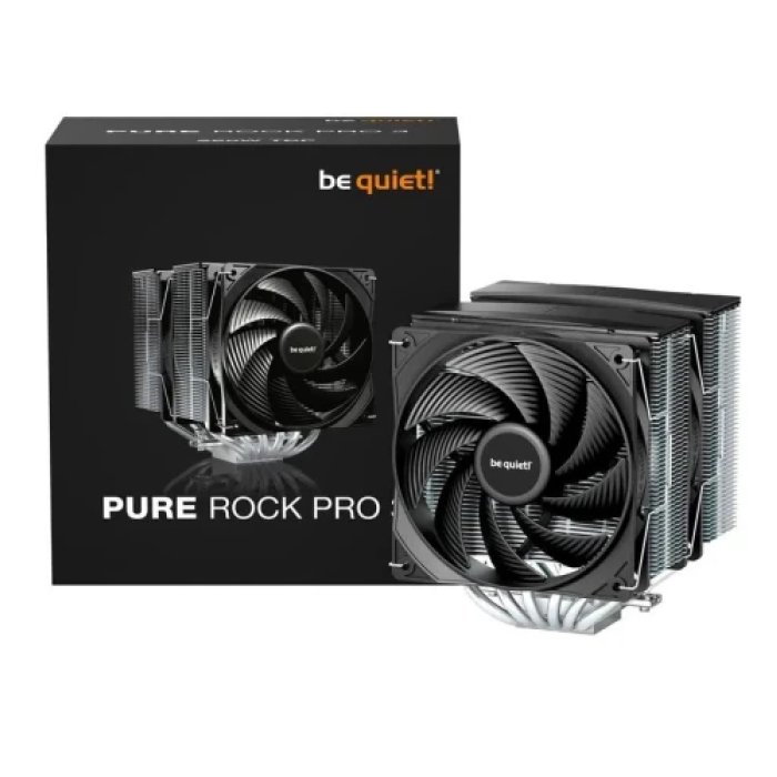 Процесорний кулер be quiet! Pure Rock Pro 3 Silver/Black до 250 Вт